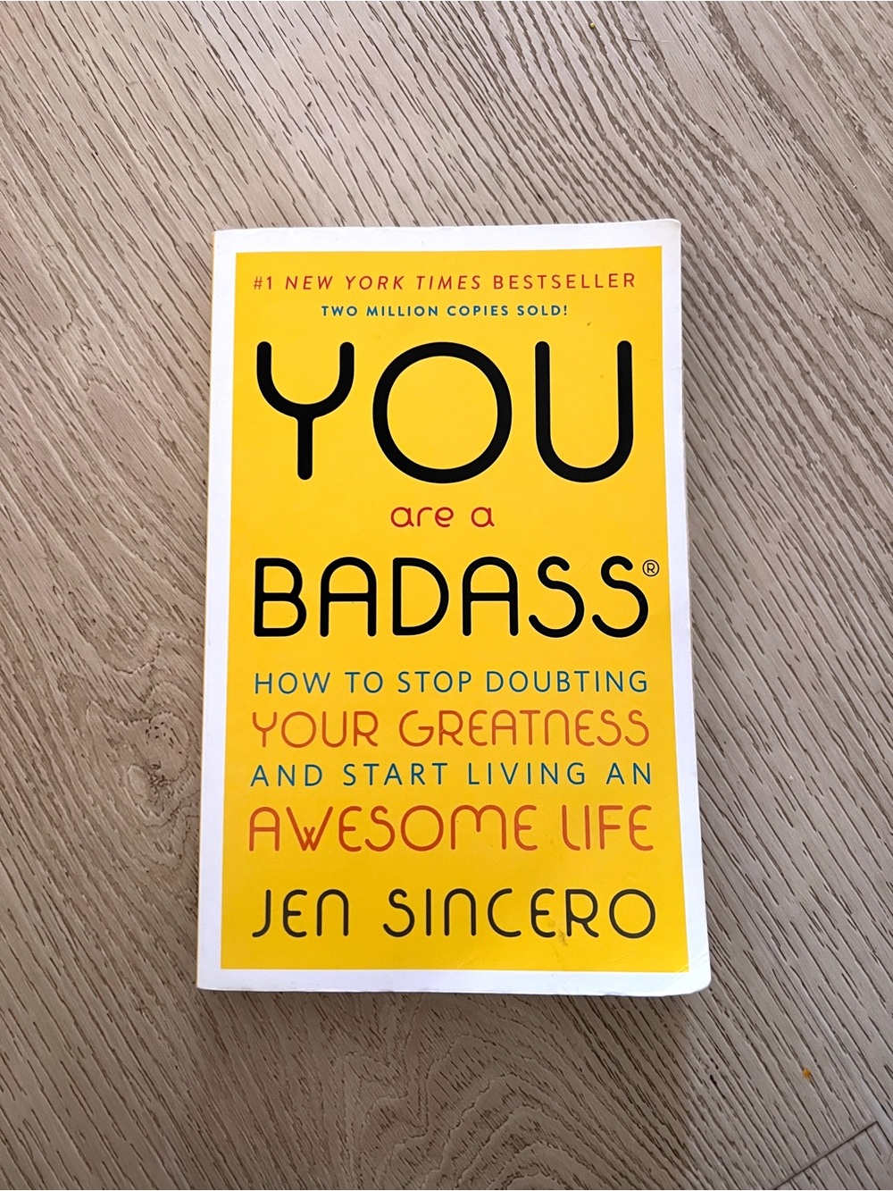 YOU ARE A BADASS by Jen Sincero Paperback Book